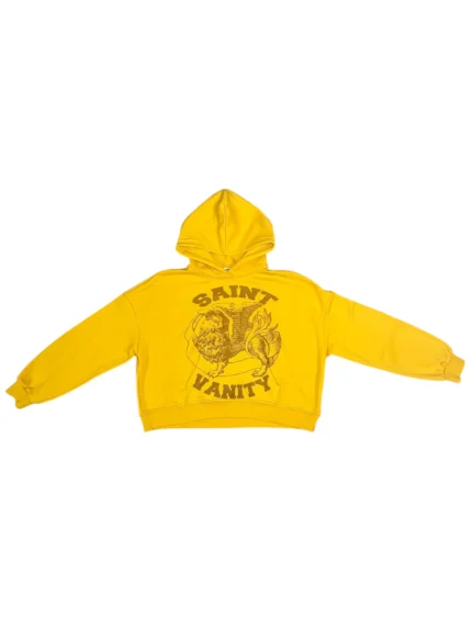 SAINT VANITY MUSTARD GRIFFIN HOODIE